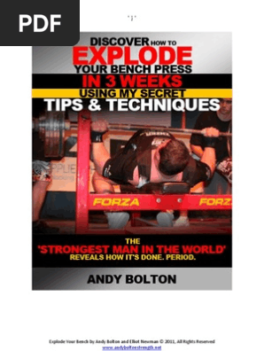Bolt On Bench Ebook Human Anatomy Recreation