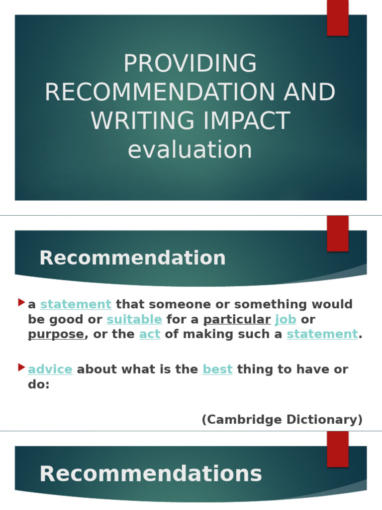 Evaluation and Recommendation Strategies | PDF | Evaluation
