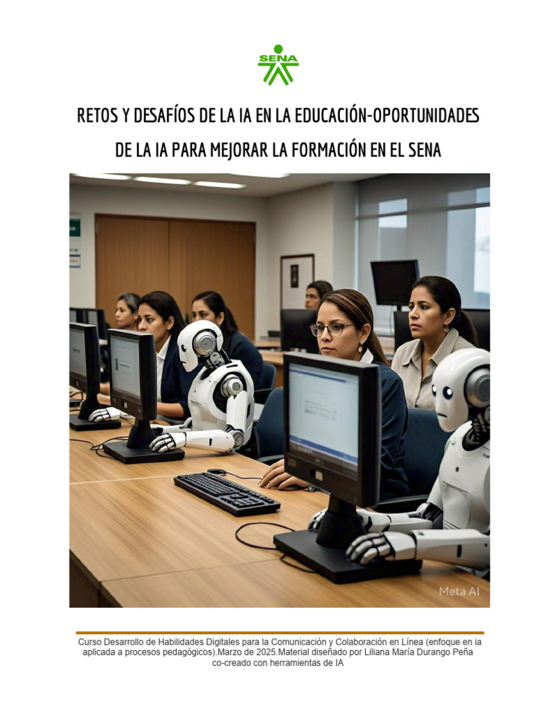 IA en Educación: Retos y Oportunidades SENA | PDF | Inteligencia ...