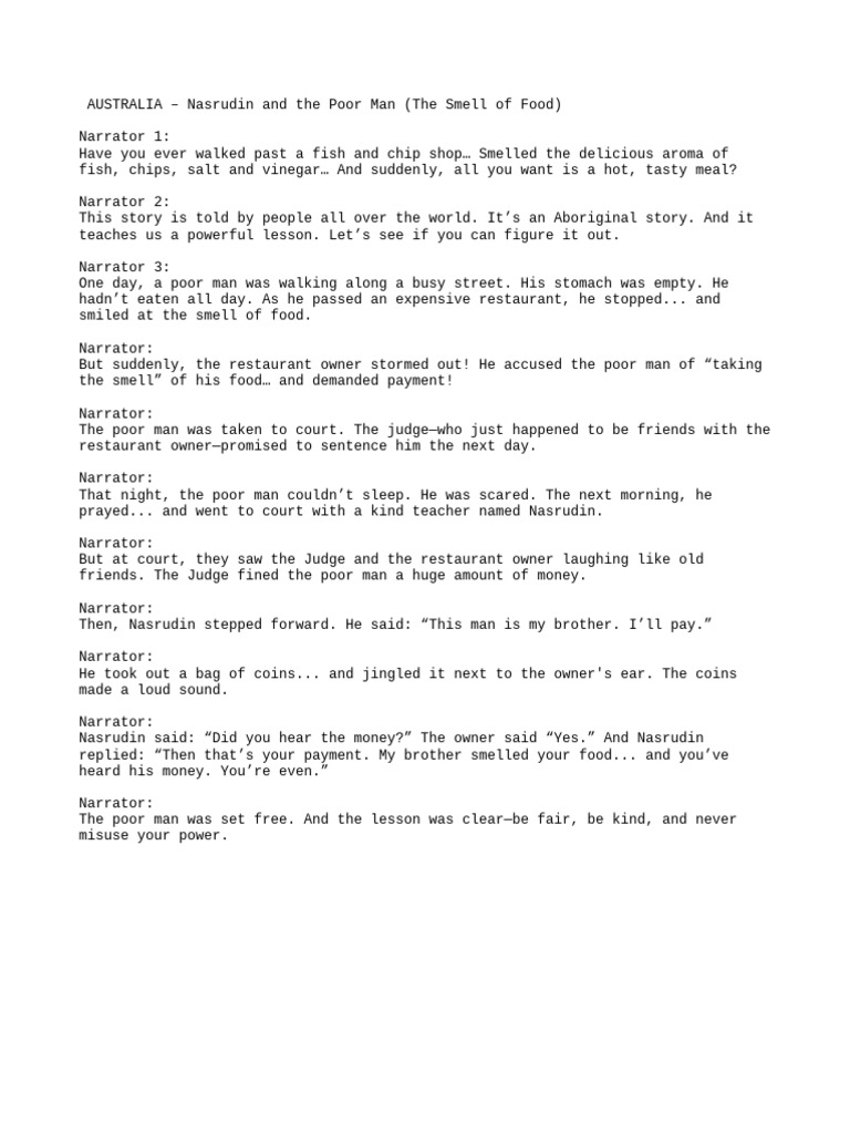 Australia Narrator Script | PDF