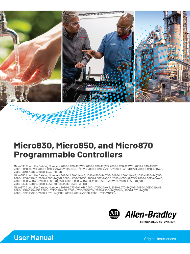 Micro800 Controllers User Manual | PDF | Computer Network | Network Socket