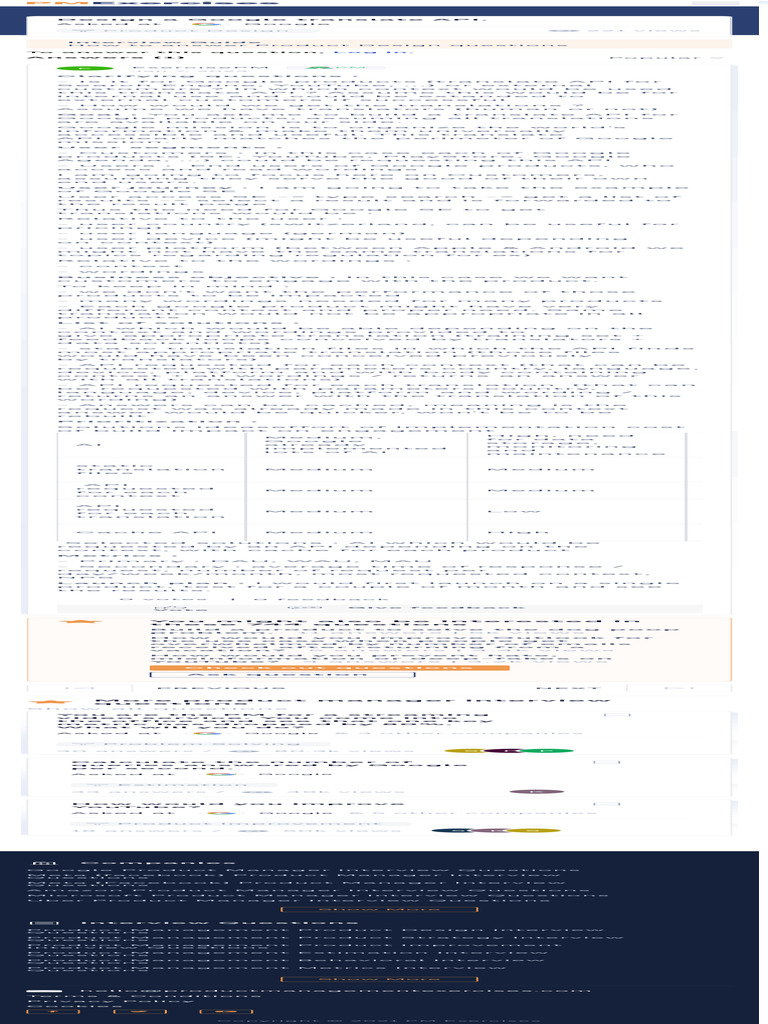 Design A Google Translate API. - Product Design Question PM Exercises ...