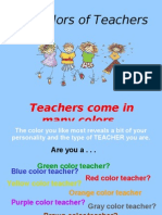 The Colors of Teachers