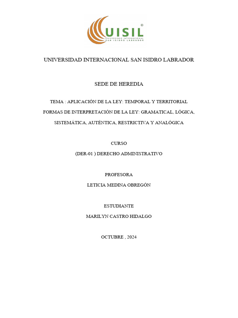 Interpretación y Aplicación de la Ley | PDF | Juez | Justicia