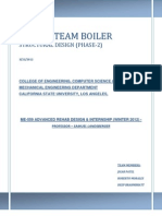 Solar Steam Boiler Structural Design