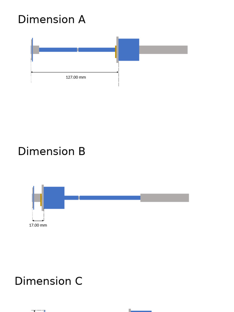 Detailed Dimensions for Product Specs | PDF