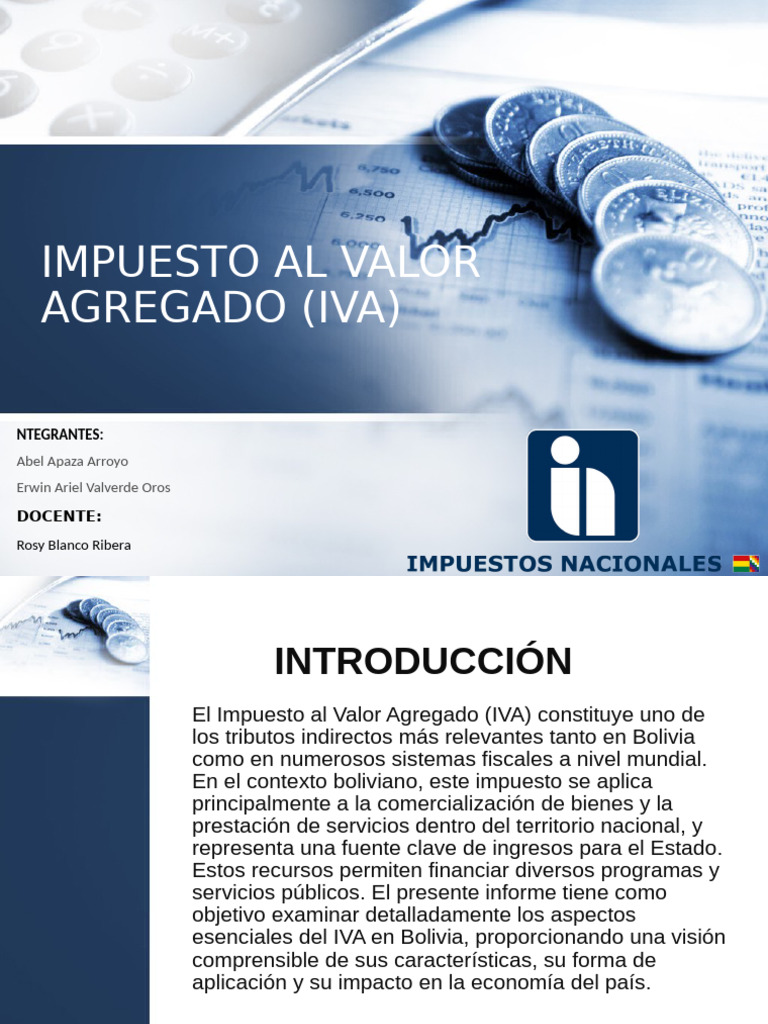 Tema de Exposicion Iva | PDF | Impuesto al valor agregado | Impuestos