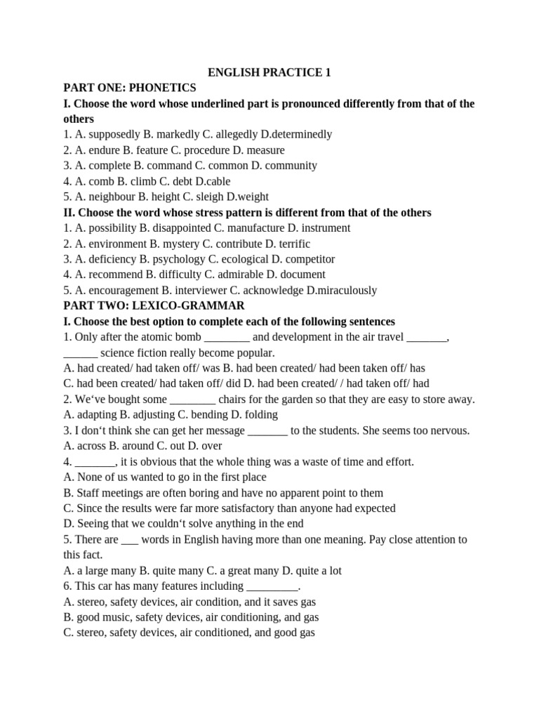 English Phonetics and Grammar Practice | PDF | Santa Claus | Earth Sciences