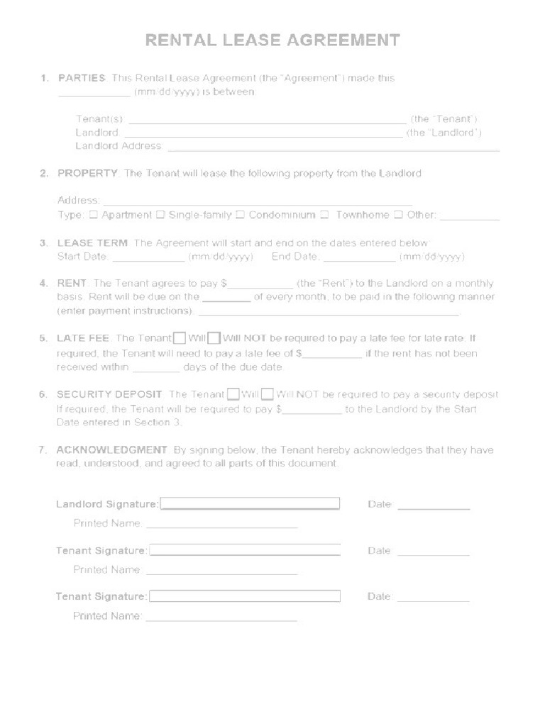 Rentals PDF Document | PDF