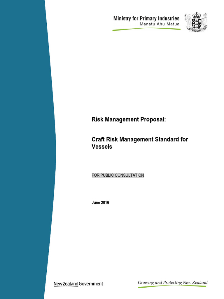 Craft Risk Management for Vessels | PDF | Risk Management | Invasive ...