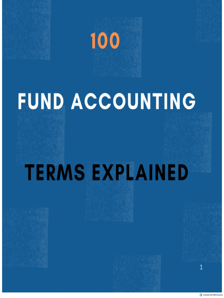 Fund Accounting - Master Notes | PDF