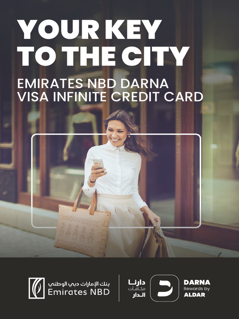Emirates NBD Darna Visa Infinite Card | PDF | Credit Card | Visa Inc.