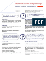 Four Laws (Gospel Tract) - Kaonde Language