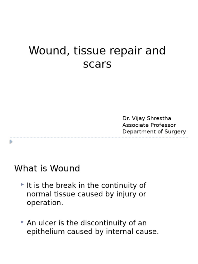 Wound Healing and Scar Management Guide | PDF | Wound | Skin
