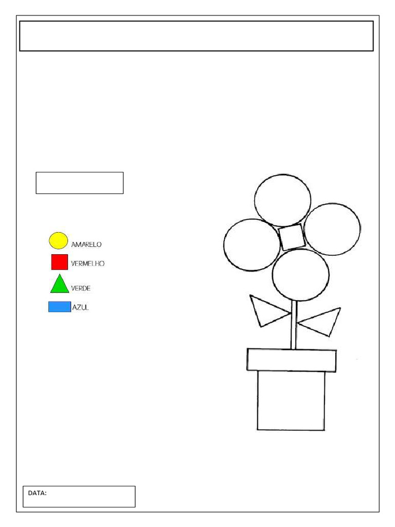 Atividade Formas e Cores | PDF