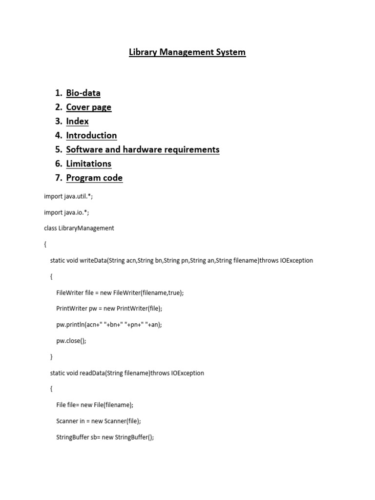 Library Project Comp PR | PDF | Computer Science | Computer Programming