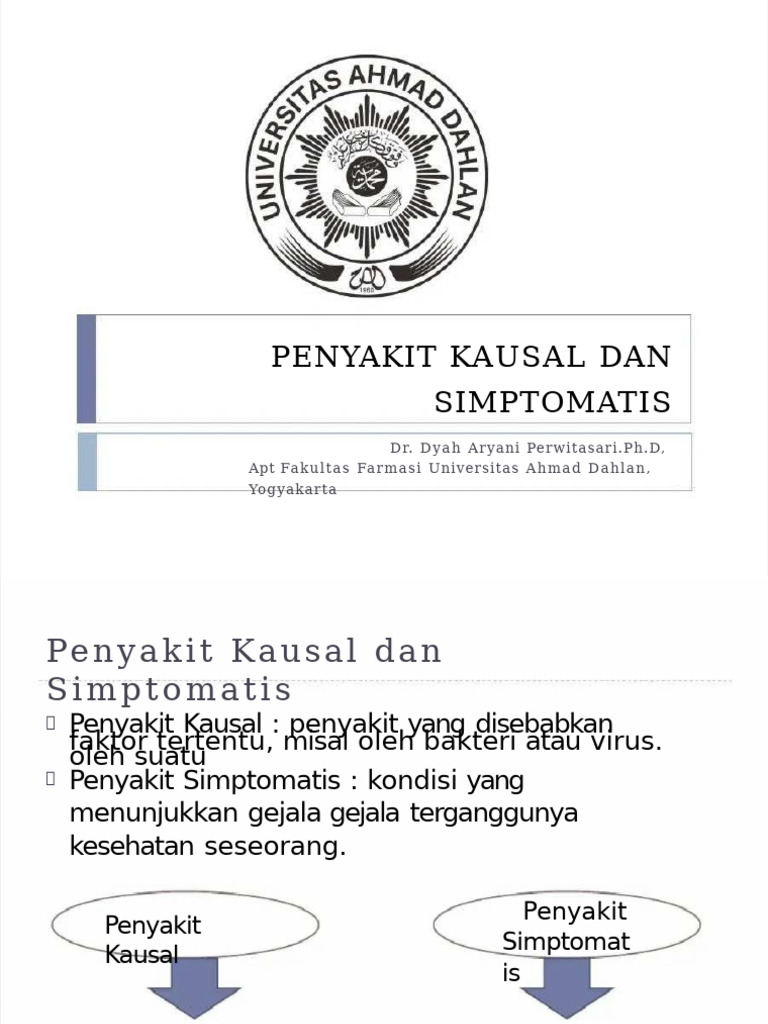 PDF Penyakit Kausal Amp Simptomatis PDF Compress | PDF