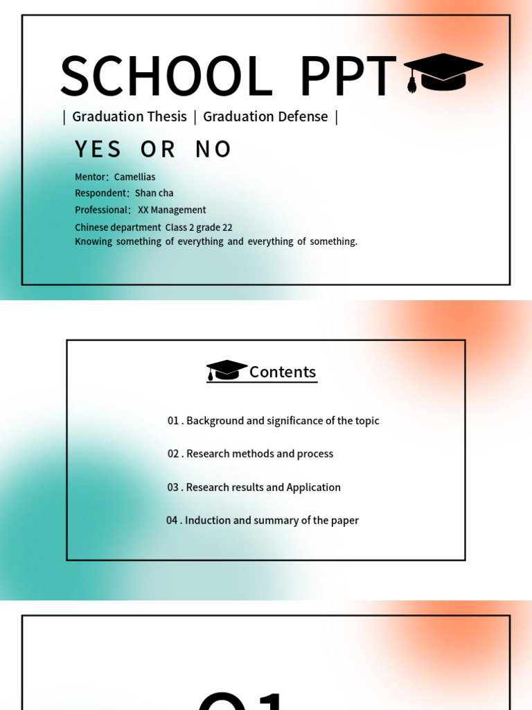 Graduation Thesis Presentation Guide | PDF
