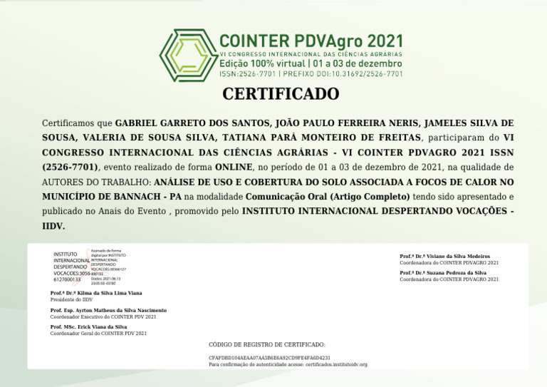 02.2021 Cointer Bannach | PDF