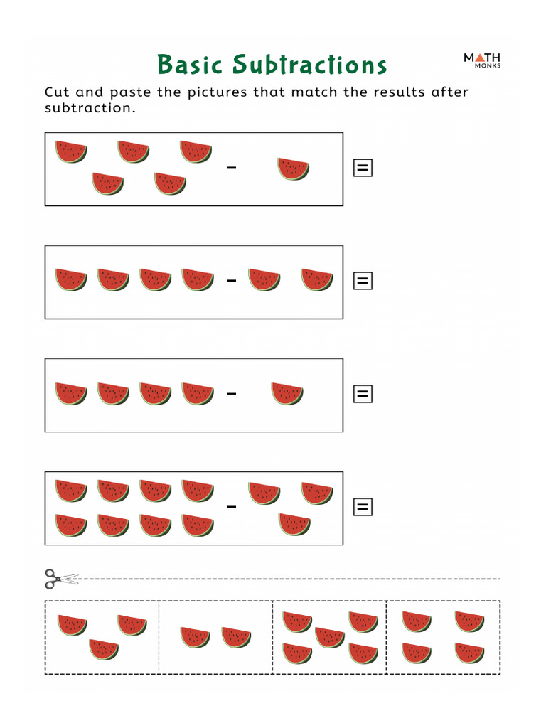 Basic-Subtraction-Worksheet | PDF