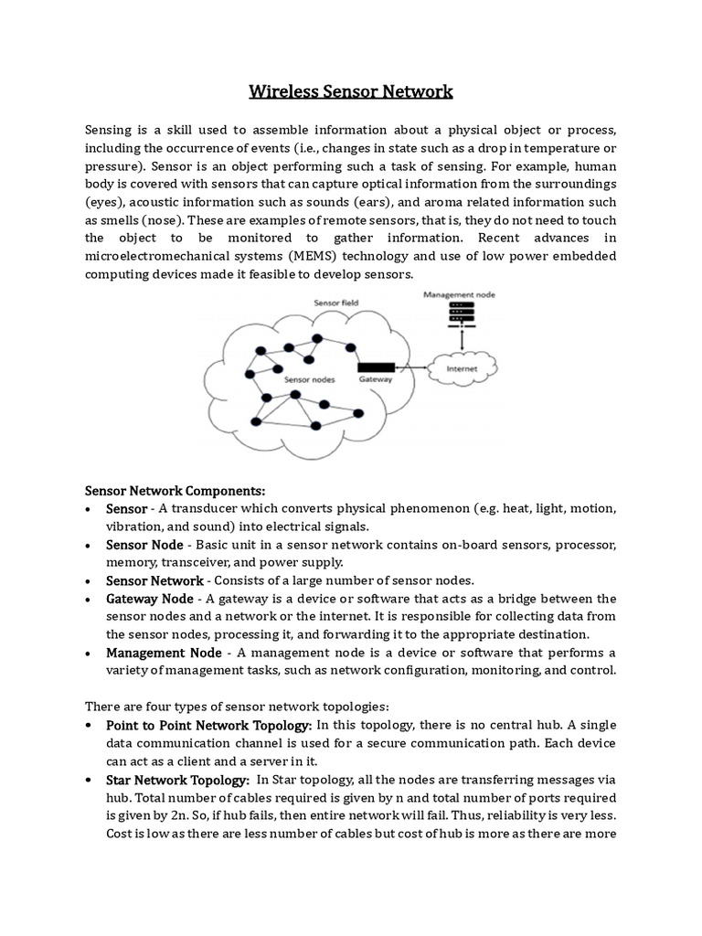 Overview of Wireless Sensor Networks | PDF | Wireless Sensor Network ...