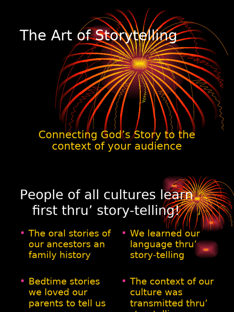 The Art of Storytelling in Culture | PDF | Storytelling | Jesus