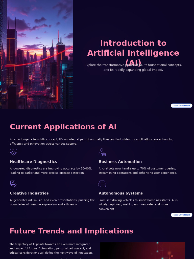 AI: Transformations and Future Trends | PDF