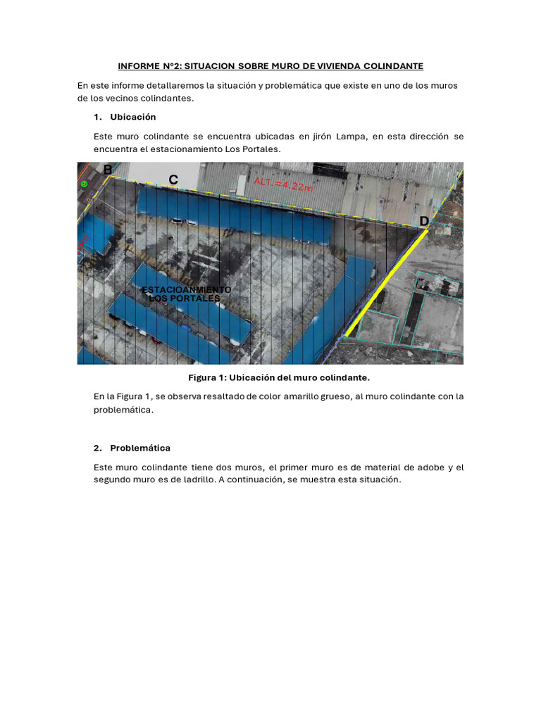 Riesgos en Muro Colindante de Vivienda | PDF | Demolición | Ladrillo