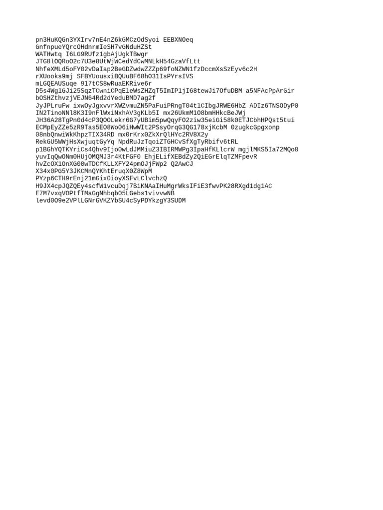 Gibberish 2O2ZWIU4 | PDF