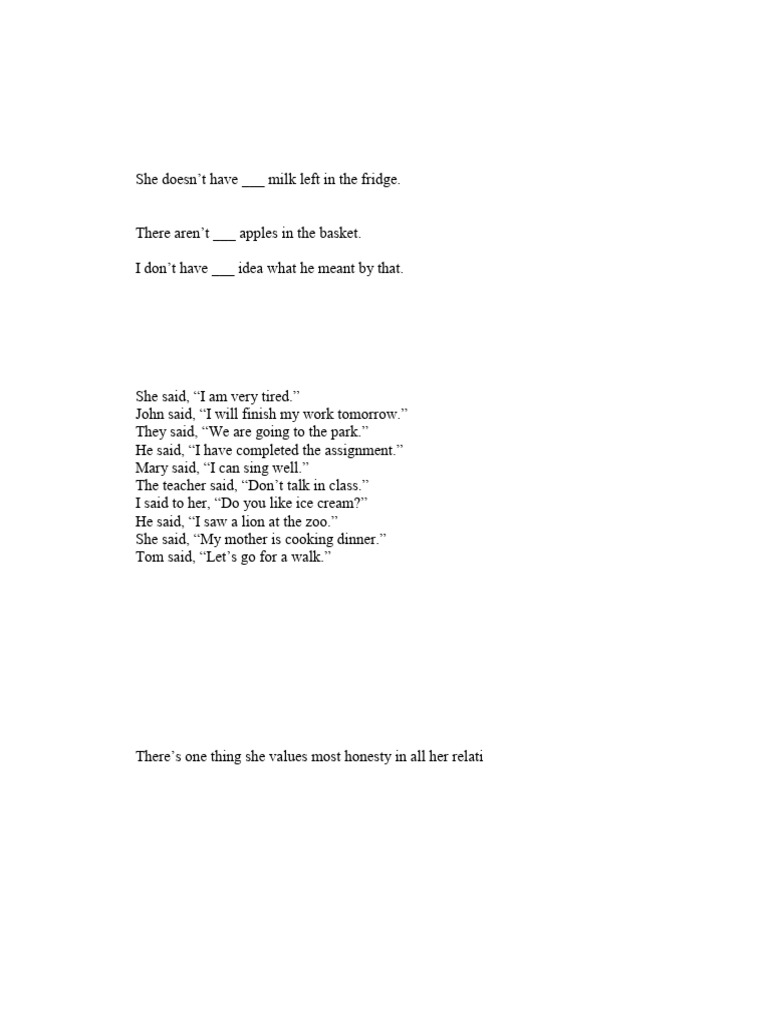 Grammar Exercises: Determiners, Speech, Punctuation, Voice | PDF