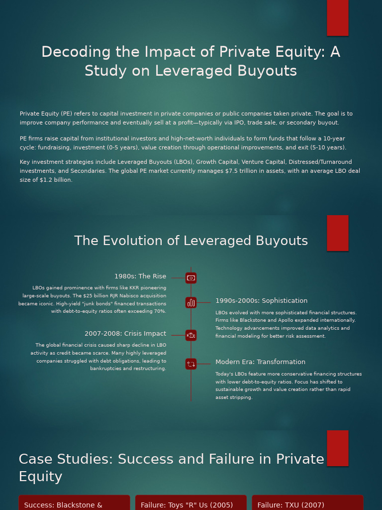 Private Equity and Leveraged Buyouts Analysis | PDF | Leveraged Buyout ...