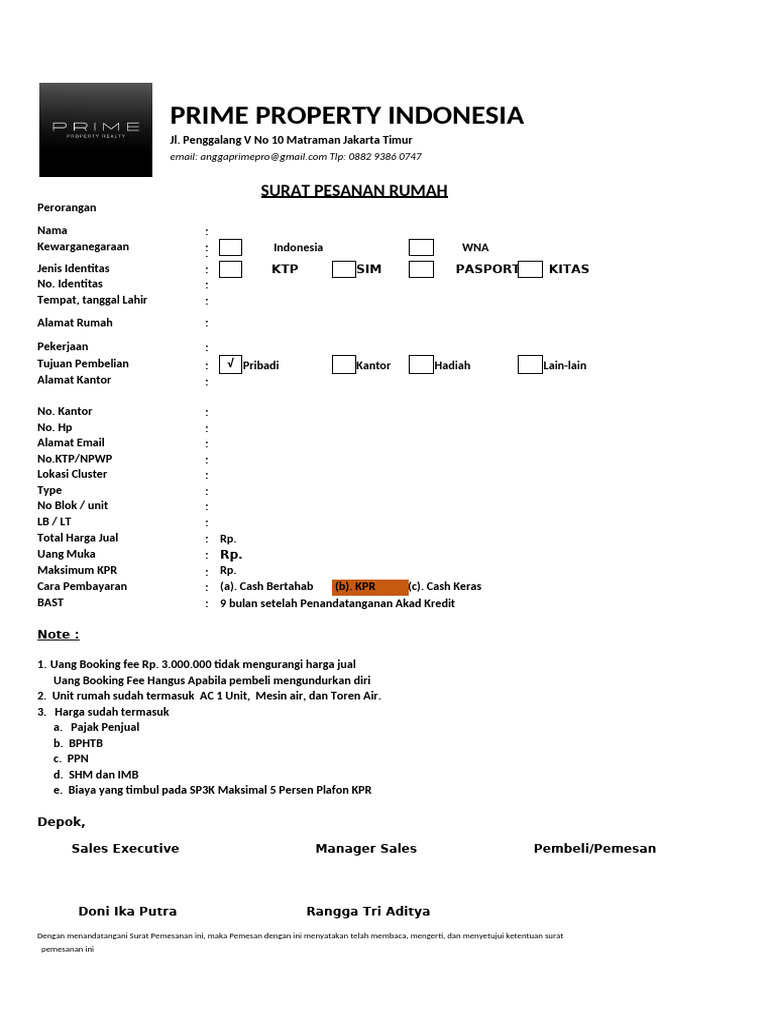SPR Prime Property | PDF
