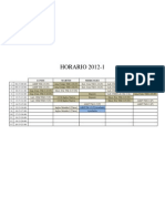 Horario 2012-1