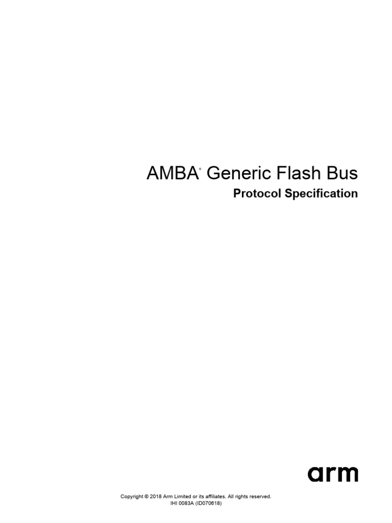 AMBA Generic Flash Bus Protocol Guide | PDF | License | Flash Memory