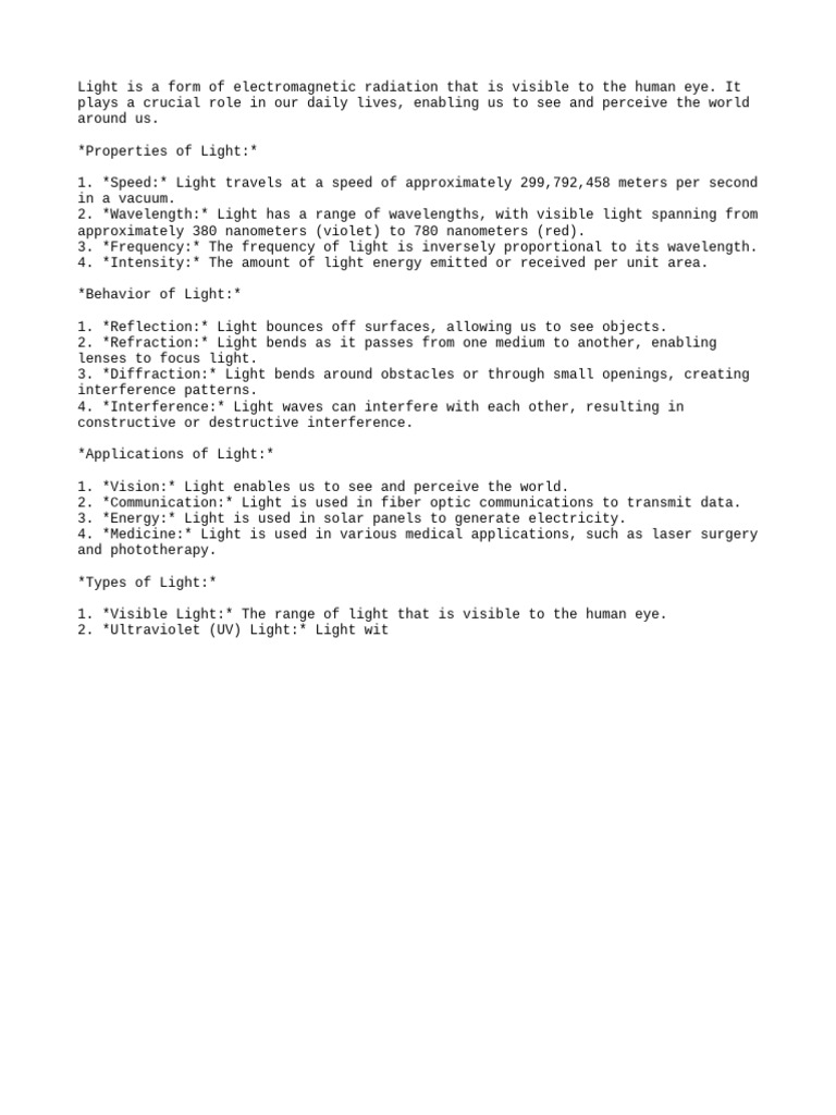 Light | PDF