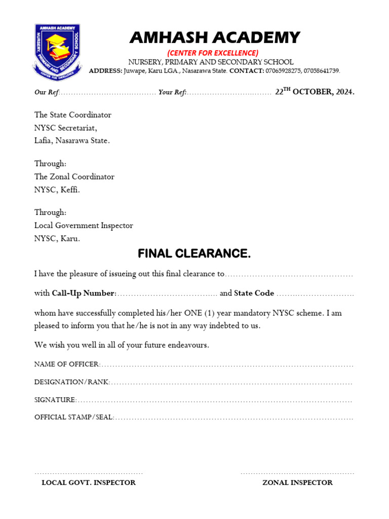 nysc-final-clearance-letter-template-pdf
