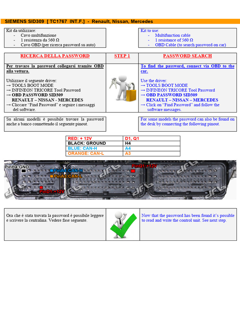 Tricore Renault Sid309 1767 Intflash | PDF