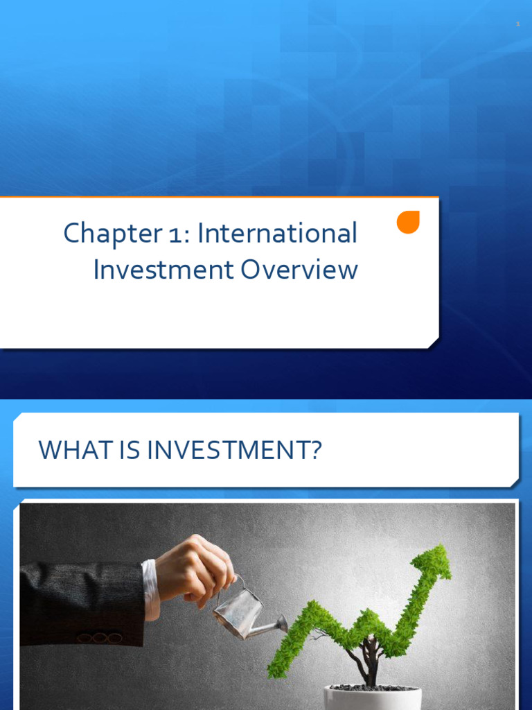 International Investment Concepts Explained | PDF | Foreign Direct ...