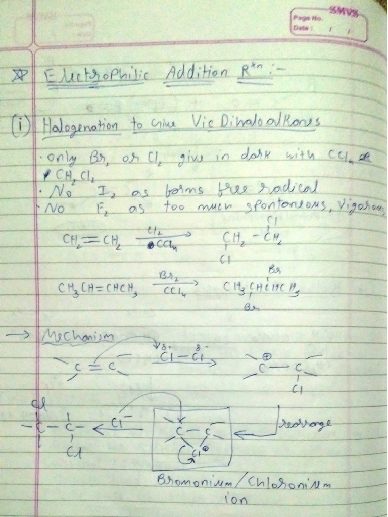 Electrophilic Addition RXN | PDF
