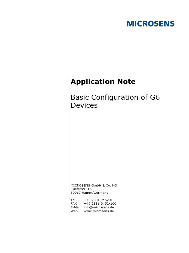 Basic Setup Guide for G6 Devices | PDF | Command Line Interface | Java ...