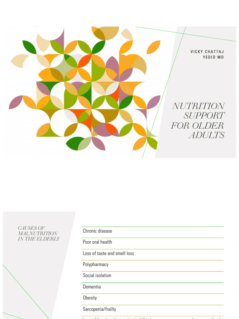 Nutrition in Older Adults | PDF | Nutrition | Diet & Nutrition