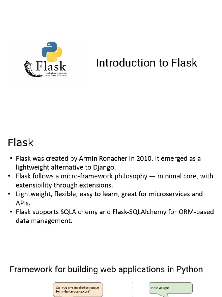 Flask vs Streamlit Overview | PDF | Python (Programming Language) | Chart