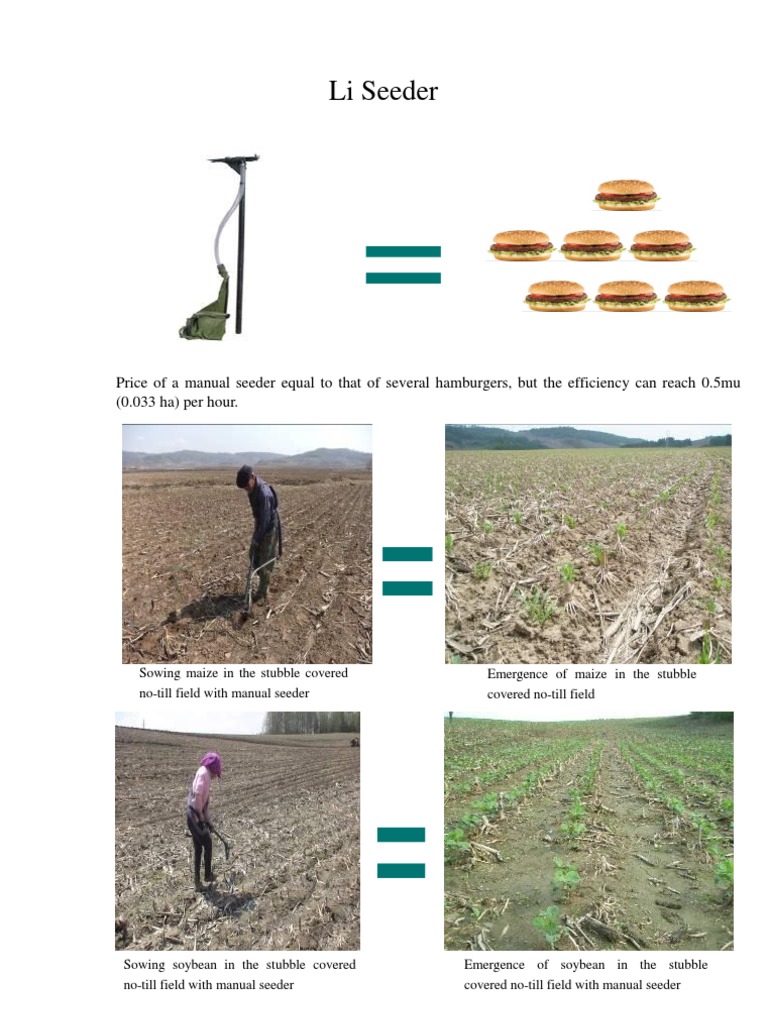 Efficient Manual Seeder for No-Till Farming | PDF