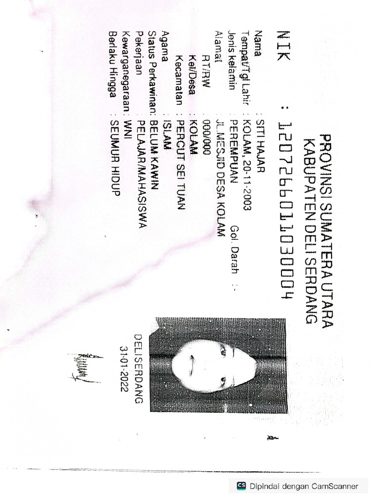 Scan KTP | PDF