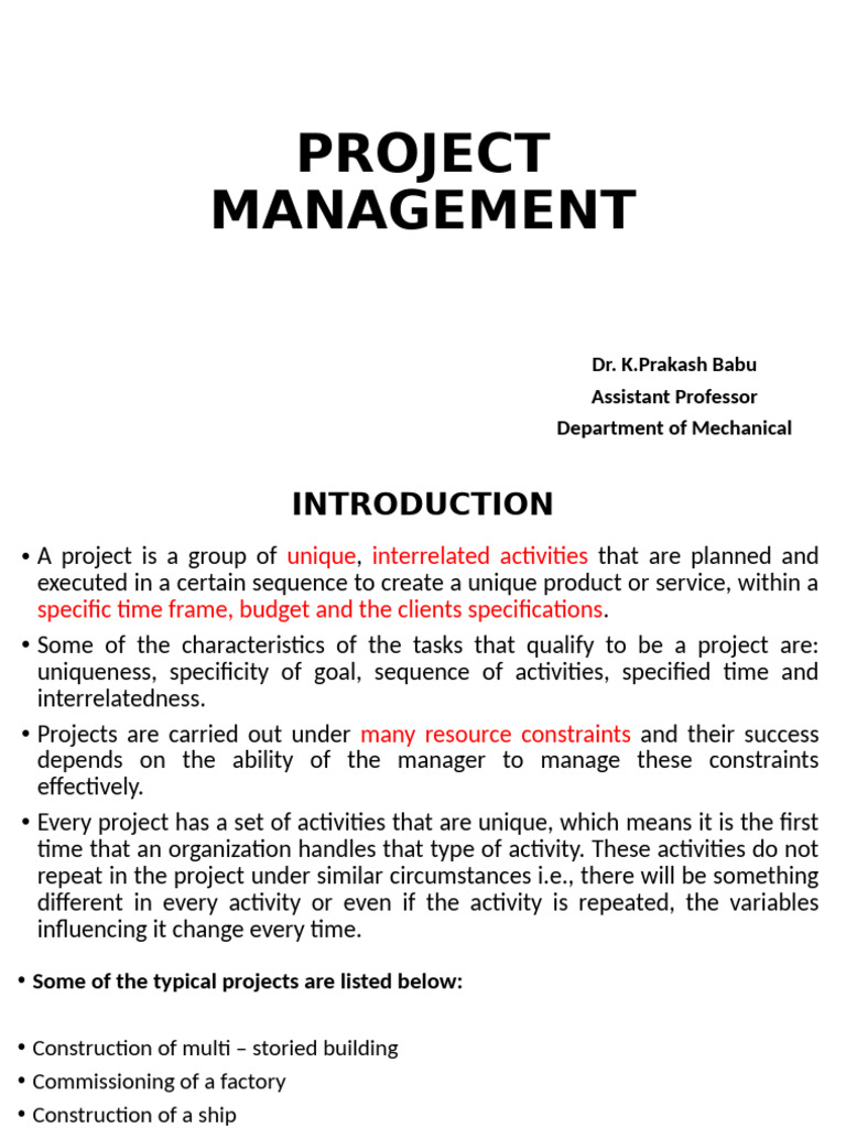 Essentials of Project Management | PDF | Project Management ...