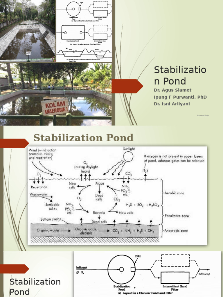 Stabilization Pond Design and Efficiency | PDF | Waste Management ...