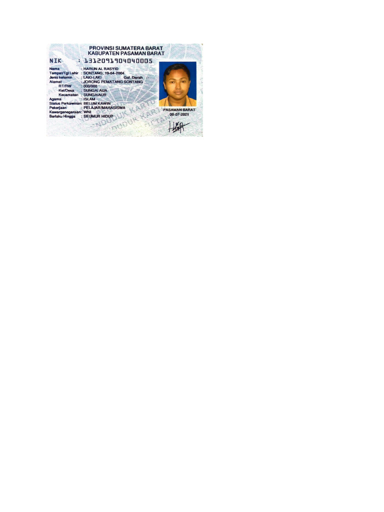 Print KTP | PDF