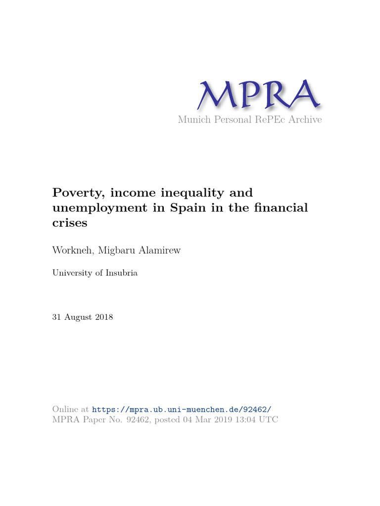 MPRA Paper 92462 | PDF | Economies | Wealth