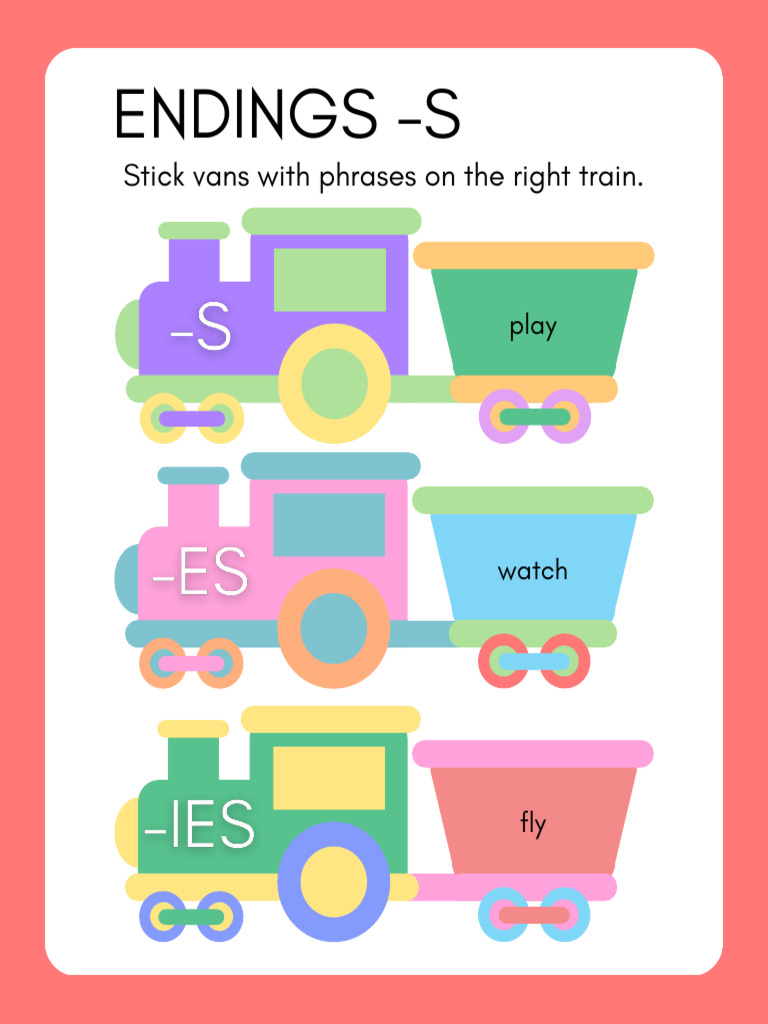 S Es Ies and Simple Verbs Dasha Teach | PDF
