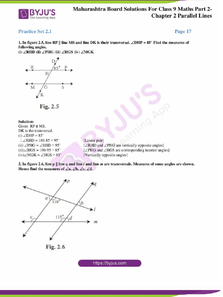 MH - Parallel Lines | PDF